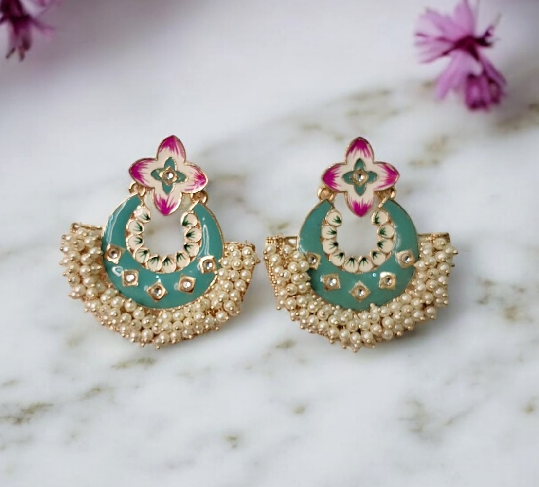 Ahila phulwari green chandbali