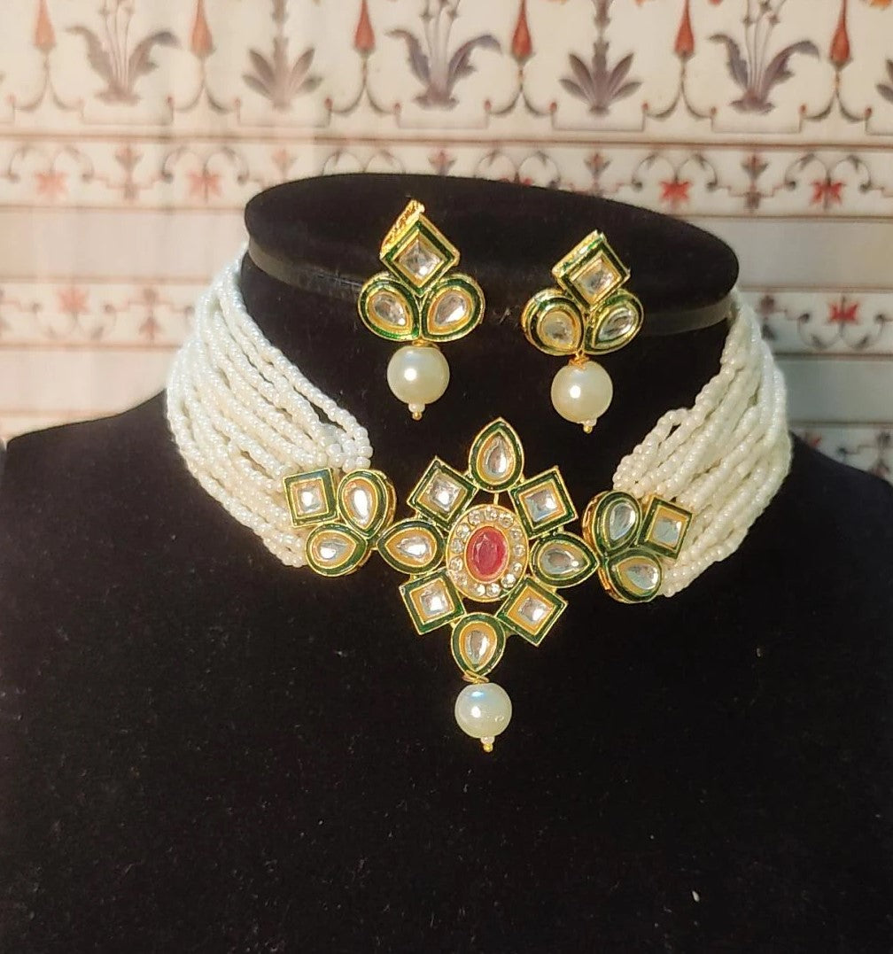 Inika Kundan Choker Set