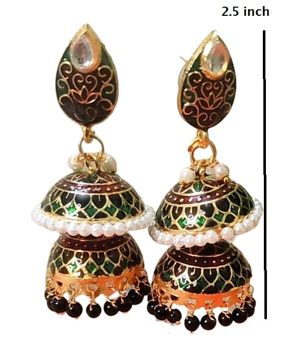 Dhruvi Brown Jhumka