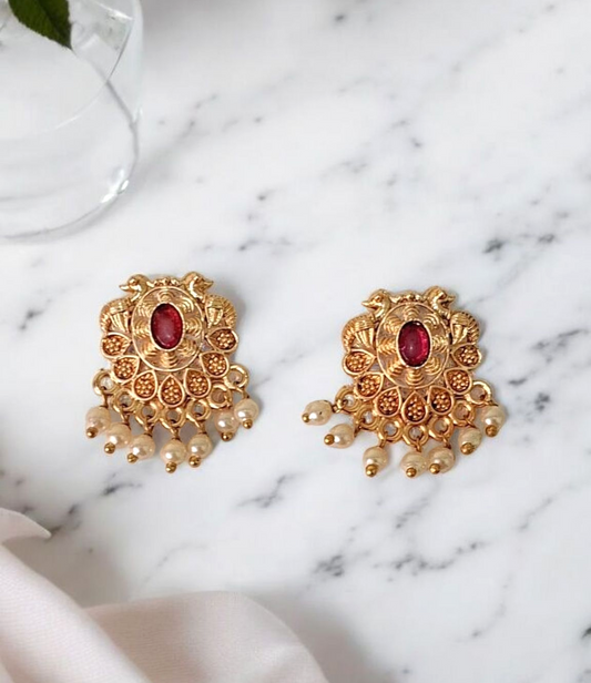 Sanskriti Sutra gold plated traditional mangalsutra set