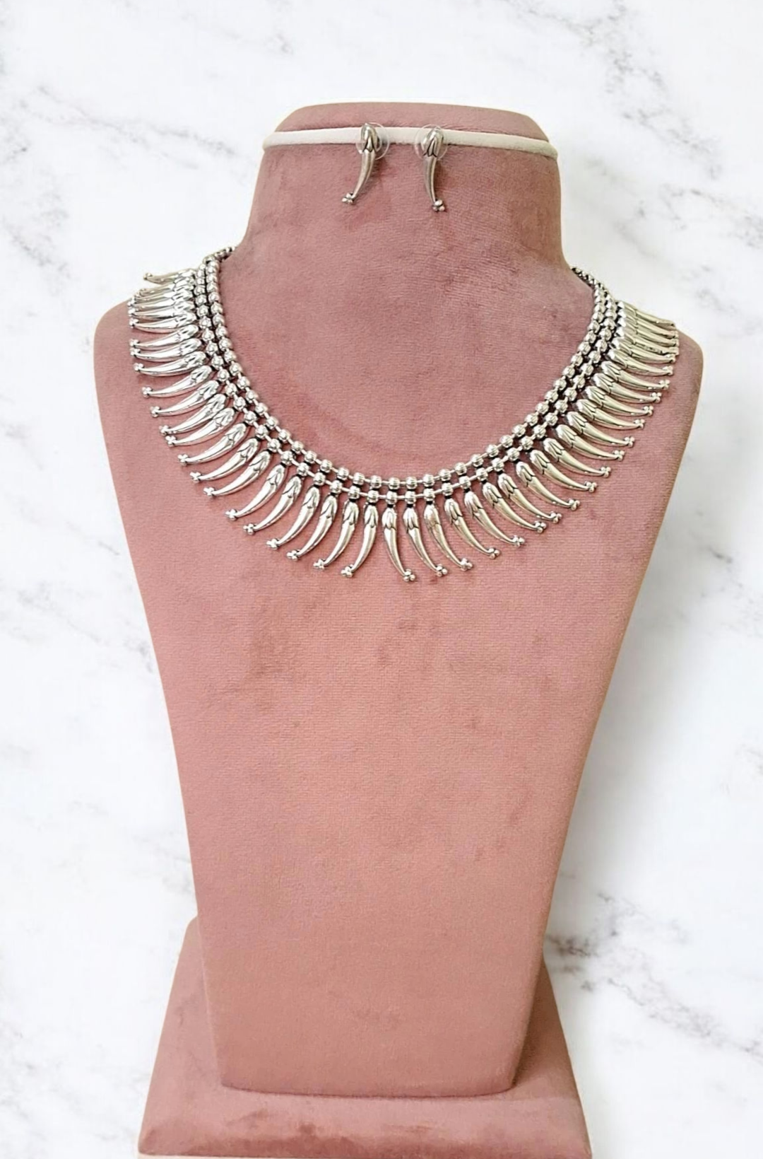 Kolhapuri Oxidised Necklace Set