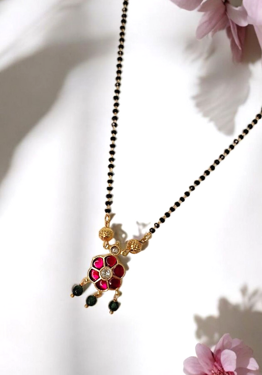 Kumudini Bloom Jadau Mangalsutra