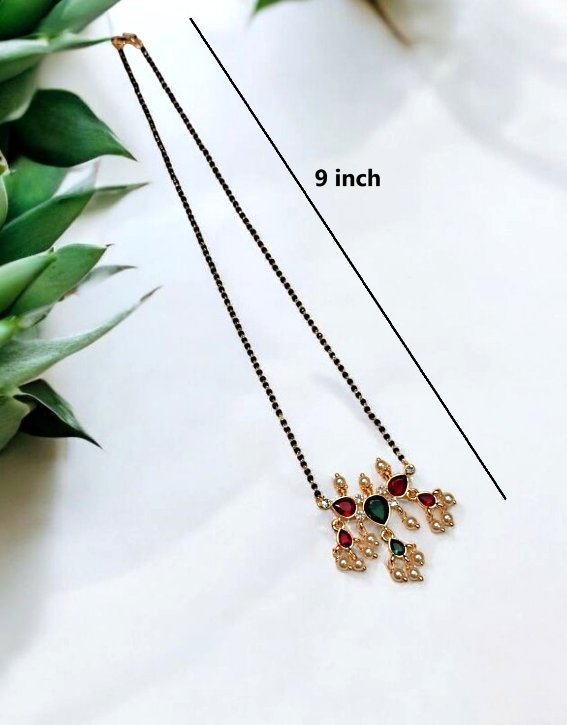 Lakshmi sutra short mangalsutra set