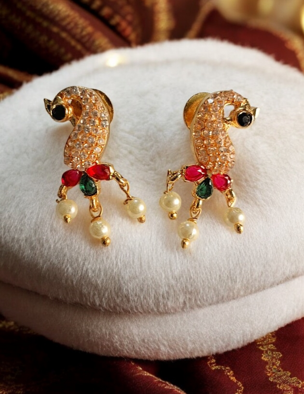 Saachi multicolor stone tanmani necklace set