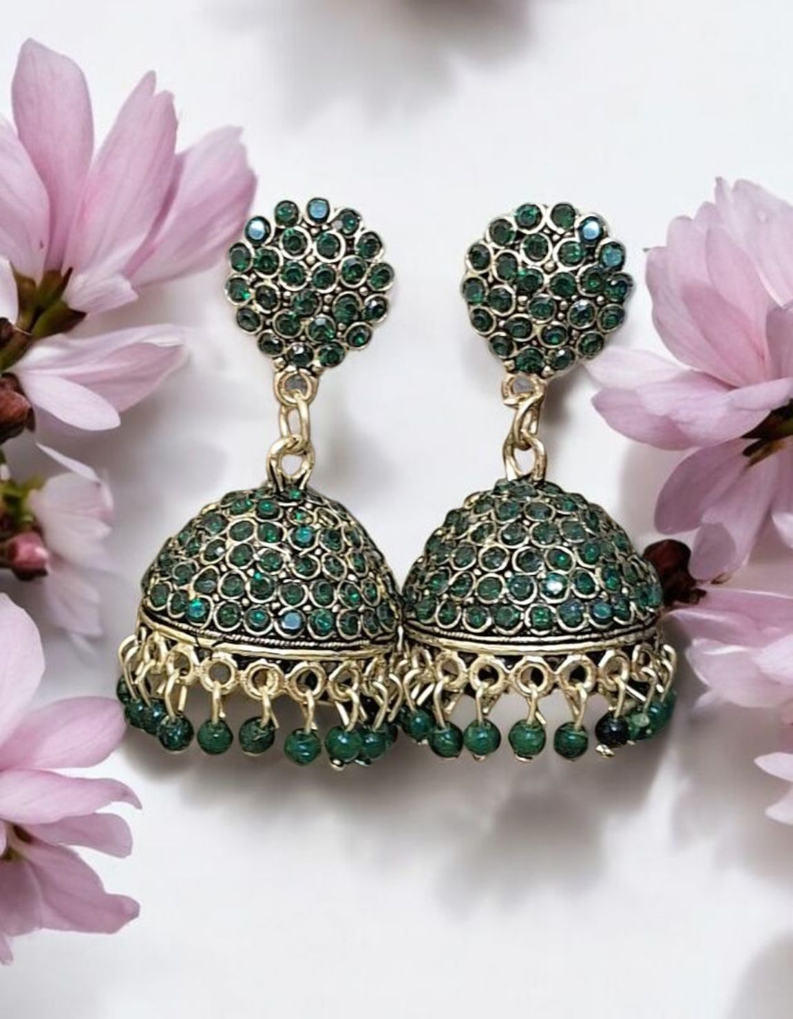 Stone Covered Jhumka