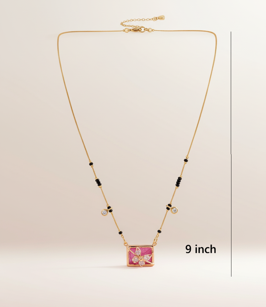Yara Butterfly Short Mangalsutra