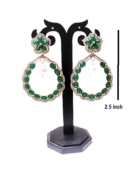Rhea sunshine green earrings