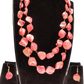 Niya Pink Mother of Pearl Necklace