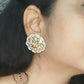 Aadhila Pushpa Kundan Traditional Studs