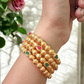 Aural Gold plated bangle set