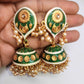 Bani Green traditional jhumka