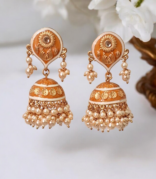 Bani mustard traditional jhumka