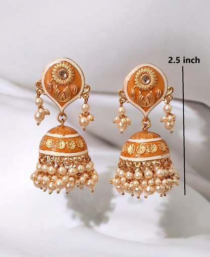 Bani mustard traditional jhumka