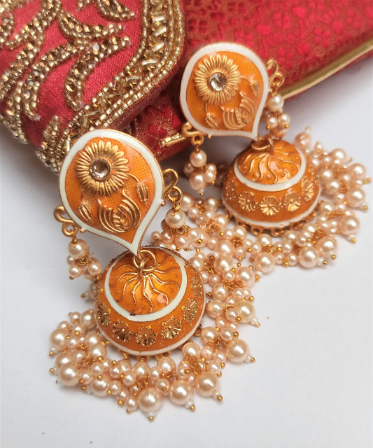 Bani mustard traditional jhumka