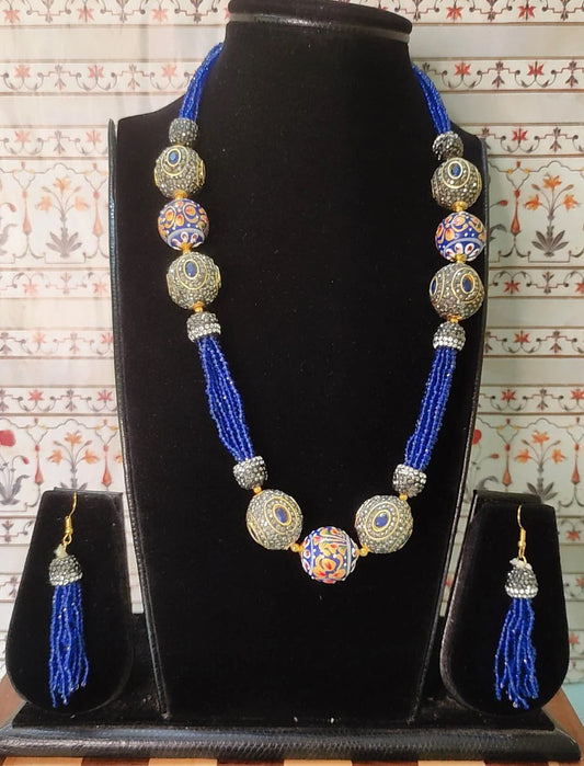 Eila Blue Necklace Set