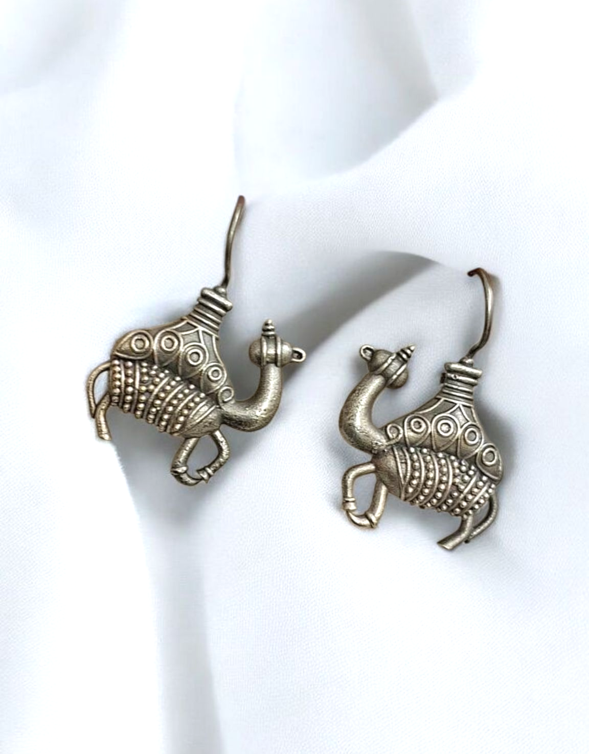 Camel Design Oxidised Studs