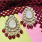 Chaaya beady maroon studs