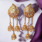 Devsena gold plated earrings