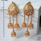 Devsena gold plated earrings