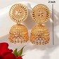 Dharani gold plated traditional jhumka