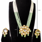 Edha Pista Green Necklace Set