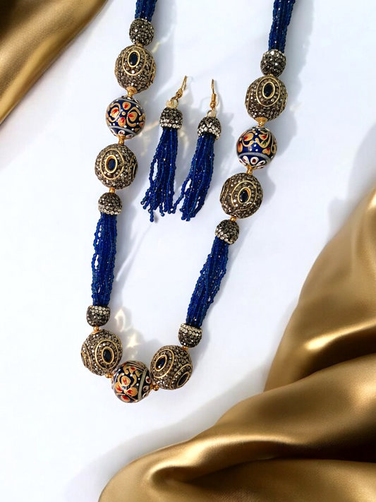 Eila Blue Necklace Set