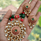 Manika kundan-bead necklace set