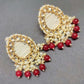 Chaaya beady maroon studs