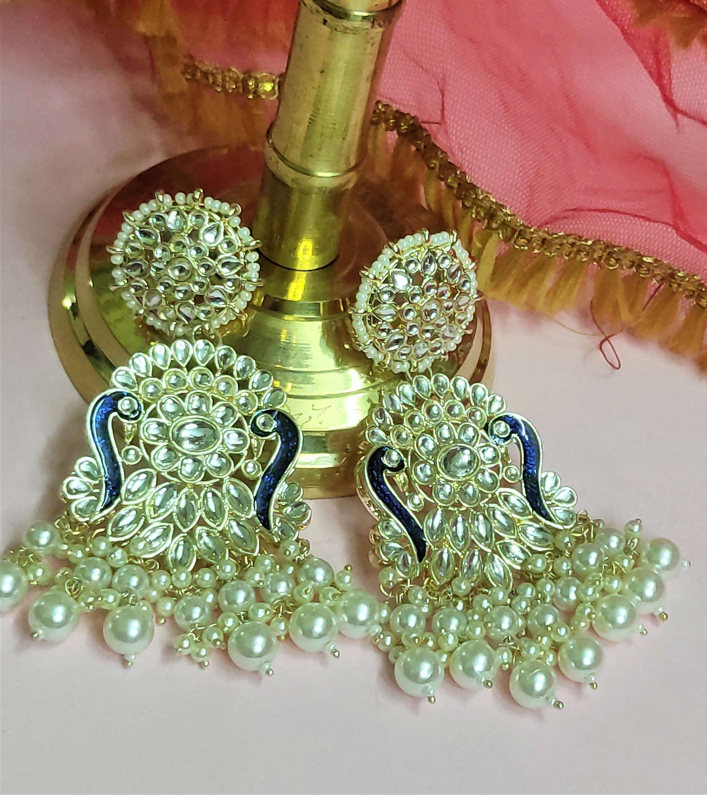 Neera kundan earrings