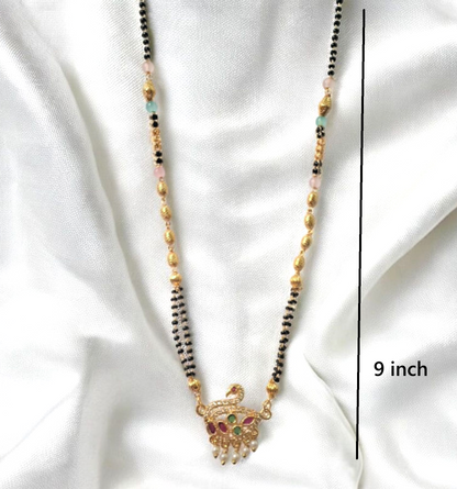 Paradise Dove Short Mangaslutra - designer mangalsutra for modern brides