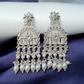 Fara White Stylish dangler earrings