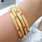 Reet gold plated bangle set