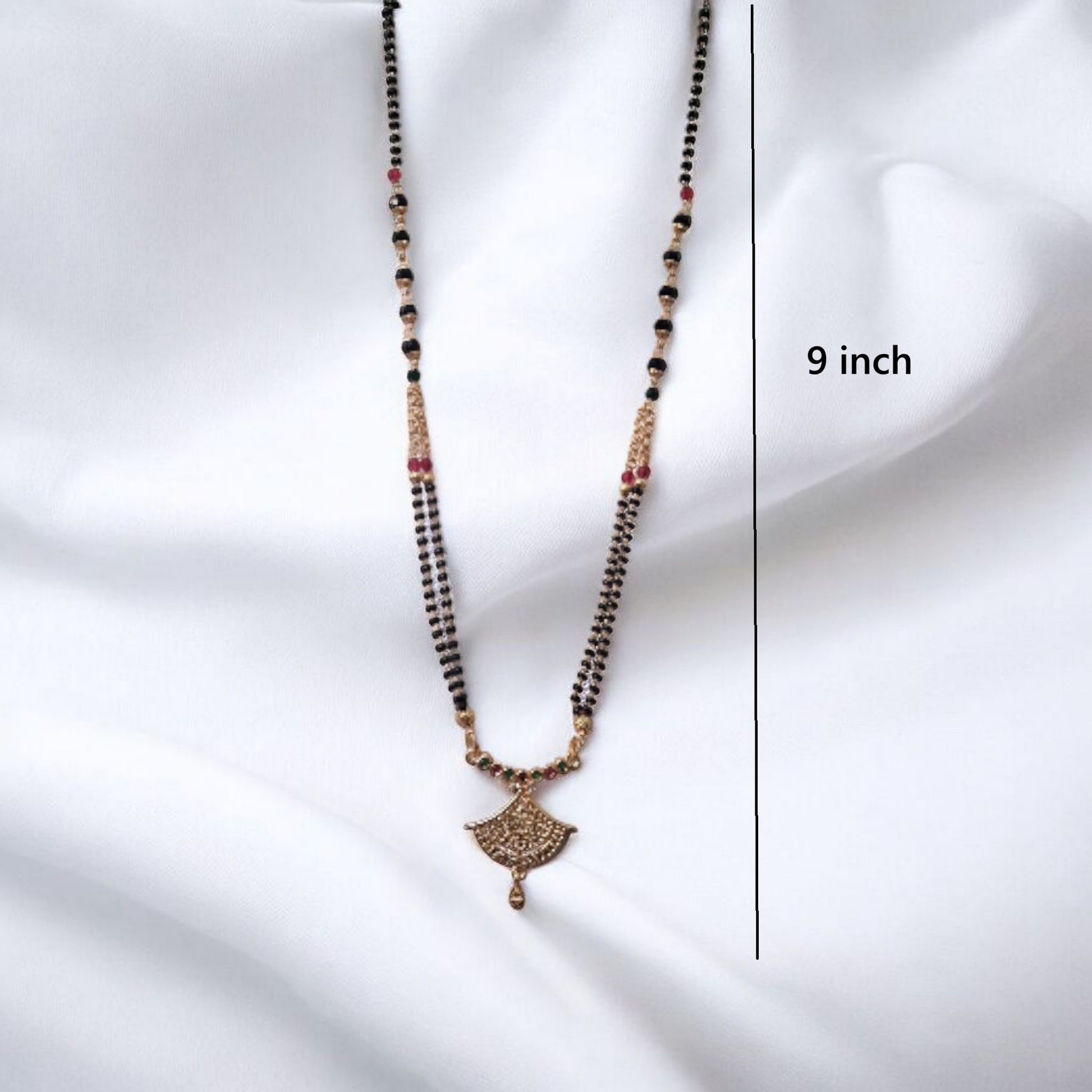 Roshni Grace Rose gold short mangalsutra - designer mangalsutra for modern brides