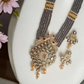 Stuti Grey royal necklace set