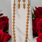 Subhasini gold plated beaded necklace set