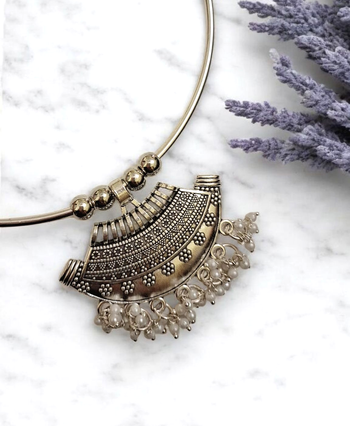 Tribal Inspired Hasli Necklace