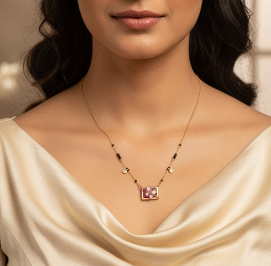 Yara Butterfly Short Mangalsutra