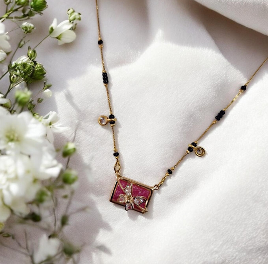 Yara Butterfly Short Mangalsutra