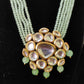 Edha Pista Green Necklace Set