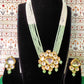 Edha Pista Green Necklace Set